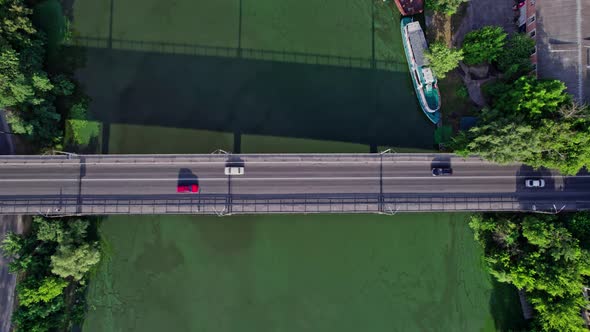 Traffic Jam on a Car Bridge