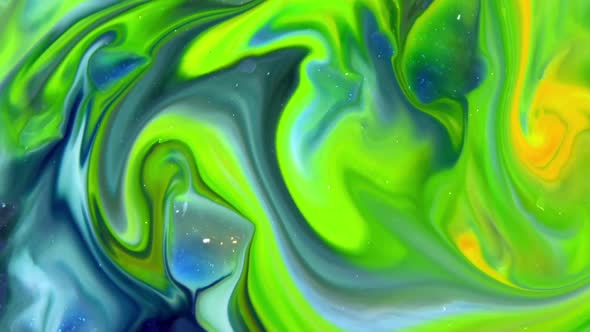 Colours Moving Surface Liquid Dreamy Paint Splashing 7