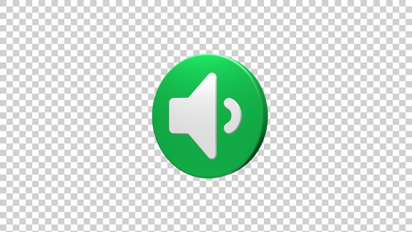 Reduced Volume Icon Rotating