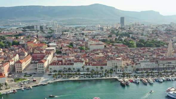 Aerial View Split Croatia