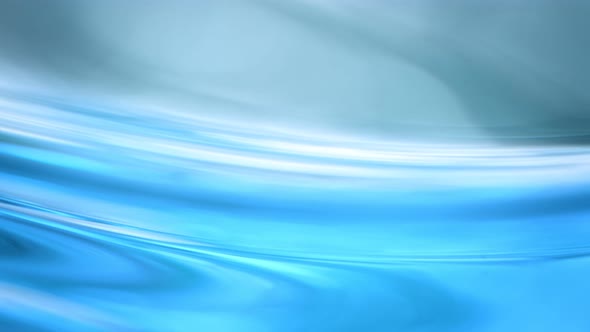 Super Slow Motion Shot of Waving Blue Gel Liquid at 1000Fps alt