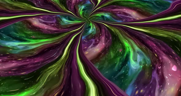 Abstract twirling background animation.