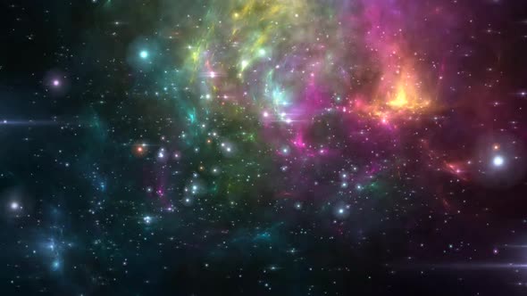 Space Galaxy Animation Motion Background
