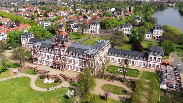 Philippsruhe Castle in Hanau, Hesse, Germany