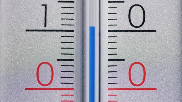 The Thermometer Shows the Temperature Above Zero in Degrees Celsius