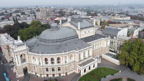 Fly Over The Odessa Opera House