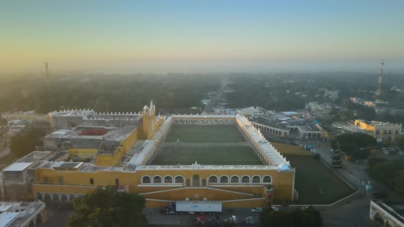 Main church of Izamal in Yucatan