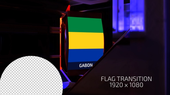 Gabon Flag Transition