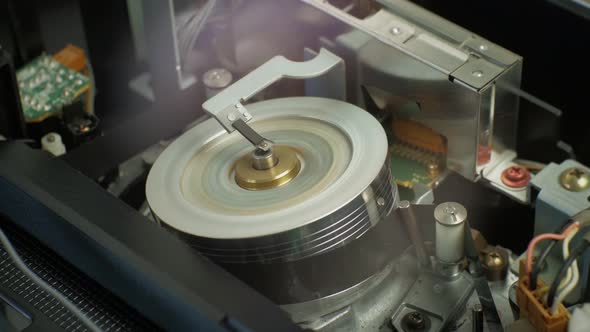 The Mechanism of Refueling a Film of VHS Tape