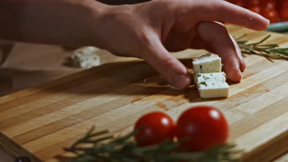 We Cut Cheese Danish Blue Cheese and Tomatoes