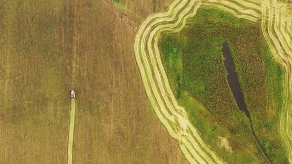 Aerial View Of Rural Landscape