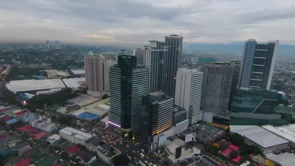 Manila Pasig City Skyline