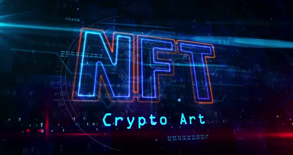 NFT crypto art symbol abstract loopable tunnel