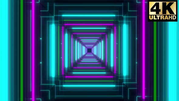 Neon Corridor Vj Loop alt