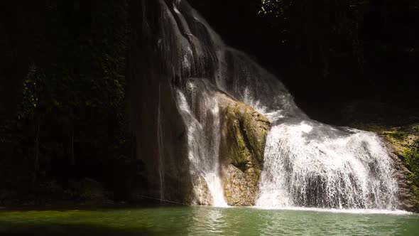 Beautiful Tropical Waterfall