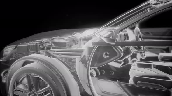 Detailed Car Engine and Other Parts alt