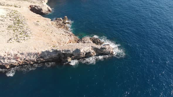 Aerial drone video from Malta,Mellieha and surroundings.