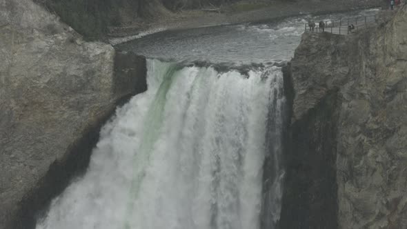 Top of a waterfall