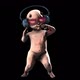 Zombie baby doll dancing with alpha - VideoHive Item for Sale