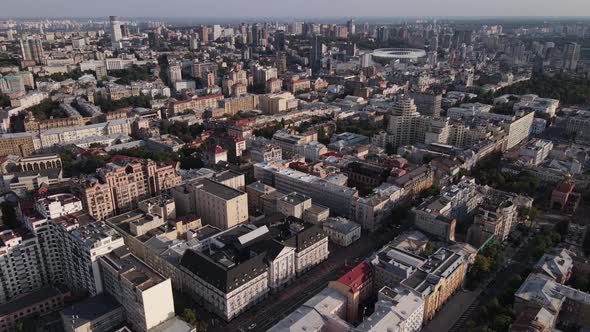 Kyiv - Aerial View of the Capital of Ukraine. Kiev