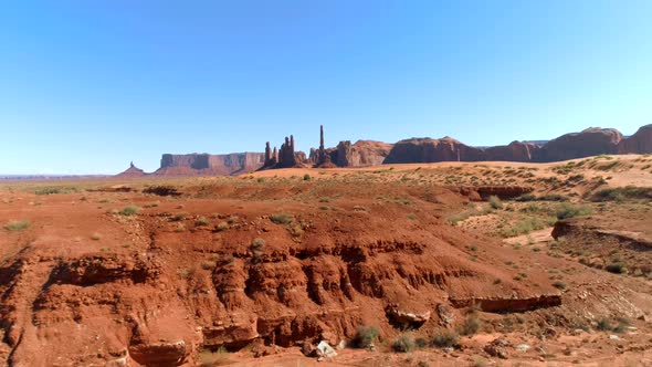 The Fragile Pinnacles of Rock Are Surrounded By Miles of Mesas and Buttes.