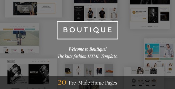 Boutique - Kute Fashion HTML Template