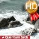 Close-Up of Storm Surf With Black Rocks - VideoHive Item for Sale