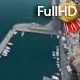 Aerial Video of the Pier With Yachts and Small - VideoHive Item for Sale