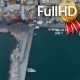 Aerial Video of the Pier With Yachts and Small - VideoHive Item for Sale