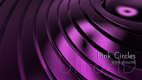 Pink Radial Circles