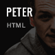Peter - A Unique Portfolio Template for Creatives, Freelancers & Professional Individuals - ThemeForest Item for Sale