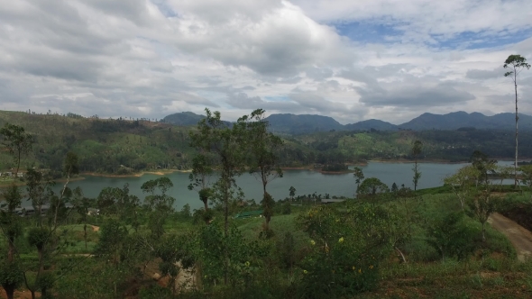 View To Lake Or River From Land Hills 35