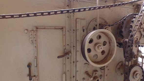 Vintage Machine Mechanism At Factory 57
