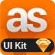 Awesome spice | Desktop UI kit Sketch App - ThemeForest Item for Sale