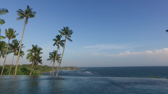 View From Infinity Edge Pool To Ocean And Palms 77