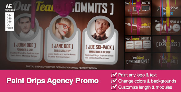 Paint Drips Agency Promo