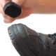 Man Polishing Leather Black Shoes  - VideoHive Item for Sale