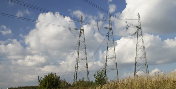 High Voltage Power Pylons