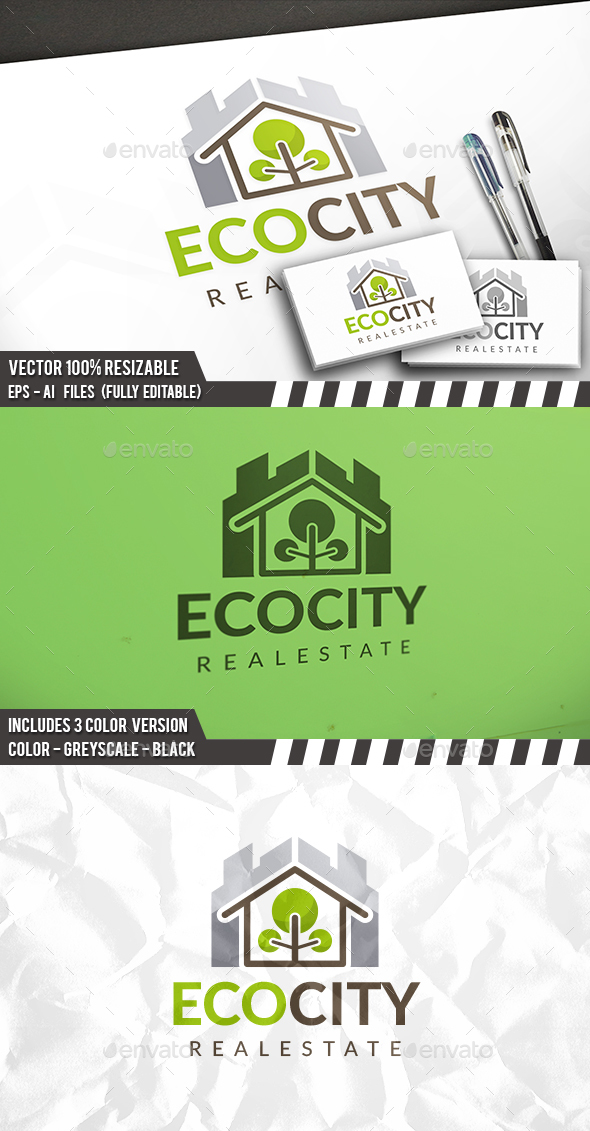Eco City Logo Template