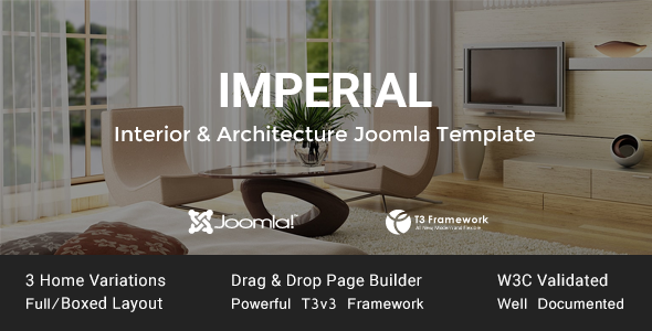 Imperial - Interior & Architecture Joomla Template