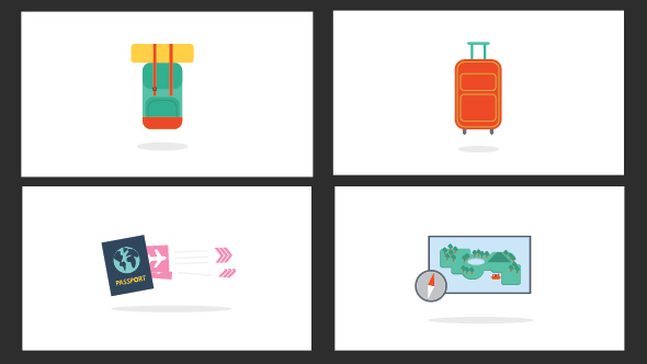 Travel Theme 2D Logo Opener