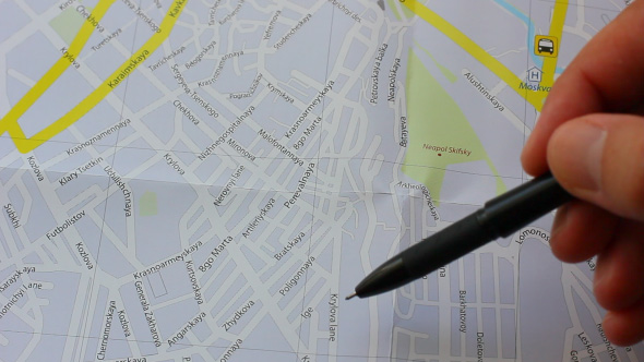 Showing Travel Route Plan On Map