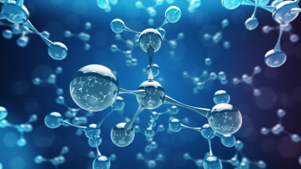 3D Molecule Background 