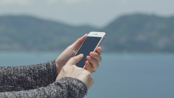 Smartphone At Sea