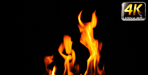 Burning Fire Background Texture 5