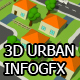 Urban 3D infographics backgrounds - VideoHive Item for Sale