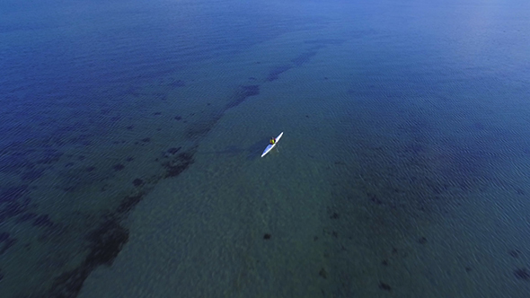 Paddling In A Sea Kayak