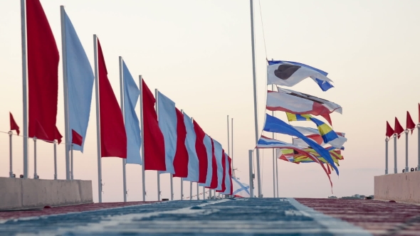 Semaphore Flags Marine