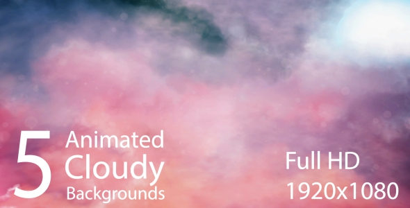 Animated Cloudy Background Pack