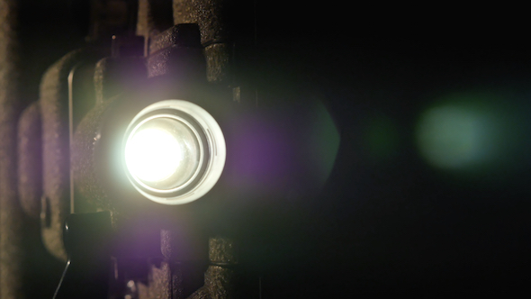 Cinema Projector Lens Light